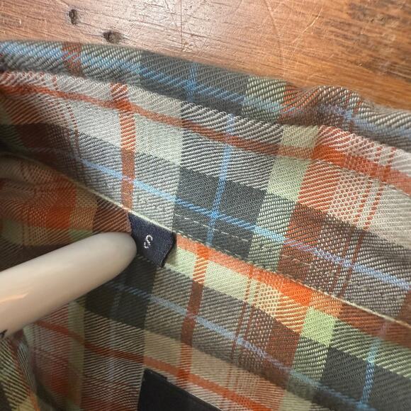 Turrau Mens Button Down Plaid Shirt SZ S Spain Cotton Fall Quality Casual - Picture 4 of 8